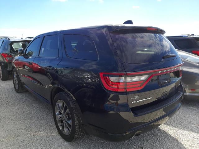 1C4RDHDG0KC549622 - 2019 DODGE DURANGO GT BLACK photo 3