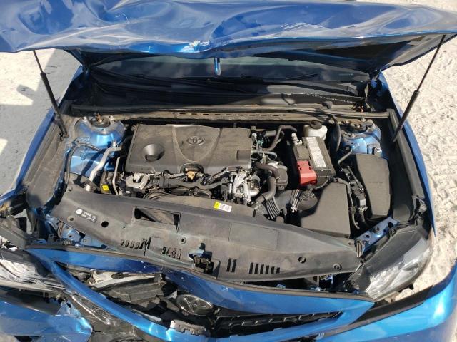 4T1B61HK7KU269199 - 2019 TOYOTA CAMRY XSE BLUE photo 7