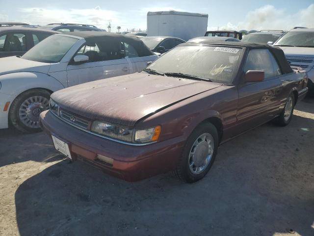 JNXHF16C5MT000467 - 1991 INFINITI M30 RED photo 2