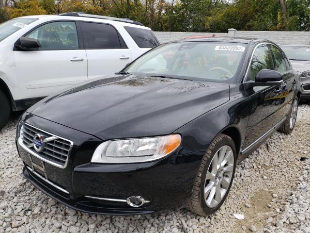 YV1902AH9C1155968 - 2012 VOLVO S80 T6 BLACK photo 2