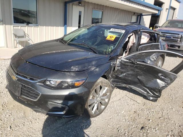 1G1ZH5SX6HF145066 - 2017 CHEVROLET MALIBU PRE 灰色 照片 2