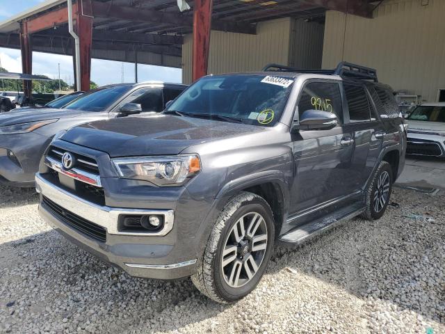 JTEKU5JR9N6022490 - 2022 TOYOTA 4RUNNER LI GRAY photo 2