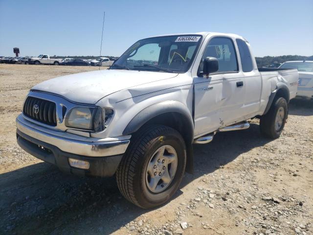 5TESN92NX3Z170782 - 2003 TOYOTA TACOMA XTR WHITE photo 2