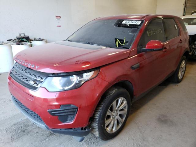 SALCP2BG3HH647271 - 2017 LAND ROVER DISCOVERY RED photo 2