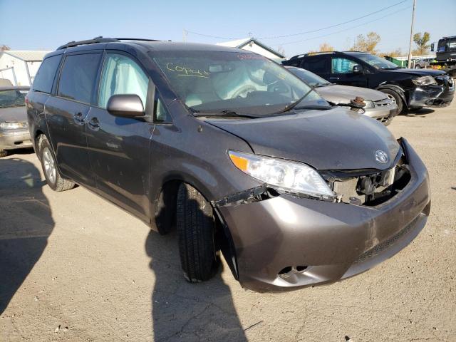 5TDKK3DC1DS376752 - 2013 TOYOTA SIENNA LE GRAY photo 1