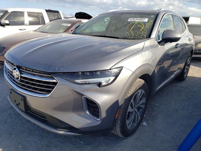 LRBFZNR40MD109736 - 2021 BUICK ENVISION E GRAY photo 2