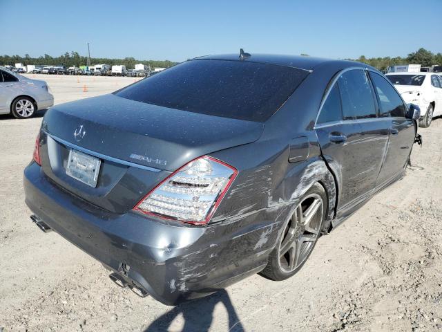 WDDNG7HB6AA295817 - 2010 MERCEDES-BENZ S 63 AMG GRAY photo 4