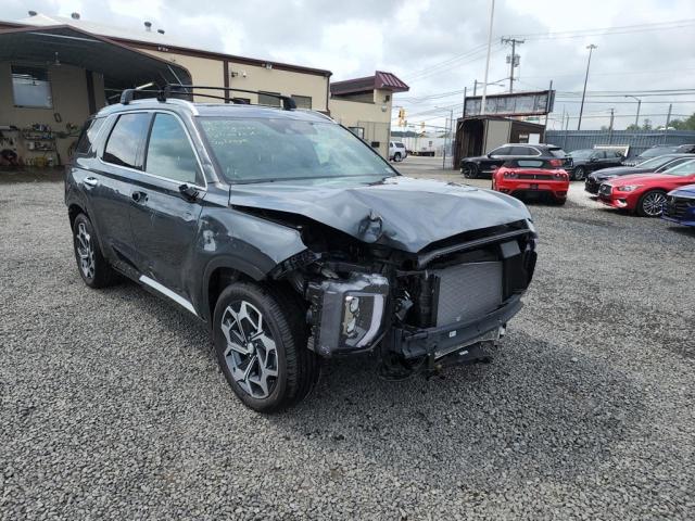 KM8R7DHE8NU342284 - 2022 HYUNDAI PALISADE C GRAY photo 1