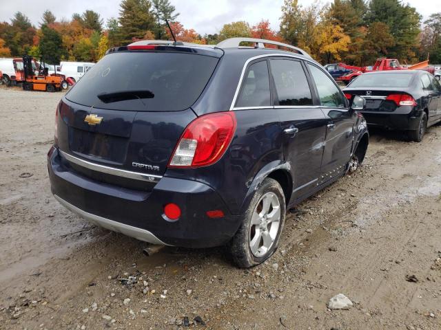 3GNAL3EK0ES591395 - 2014 CHEVROLET CAPTIVA LT BLUE photo 4