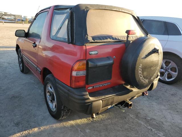 2CNBJ18C316942834 - 2001 CHEVROLET TRACKER RED photo 3