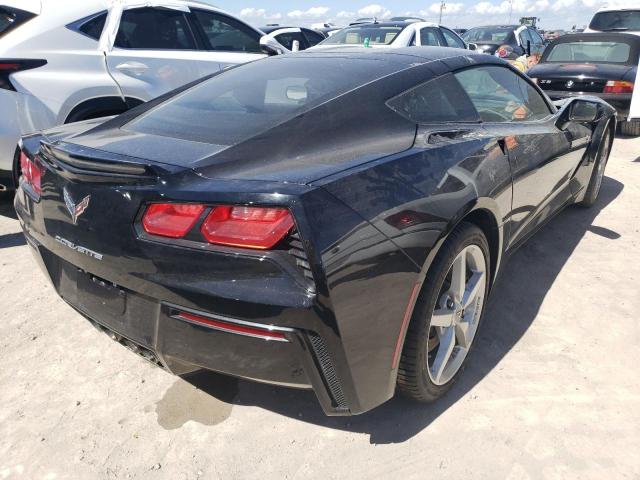 1G1YA2D79F5112562 - 2015 CHEVROLET CORVETTE S BLACK photo 4