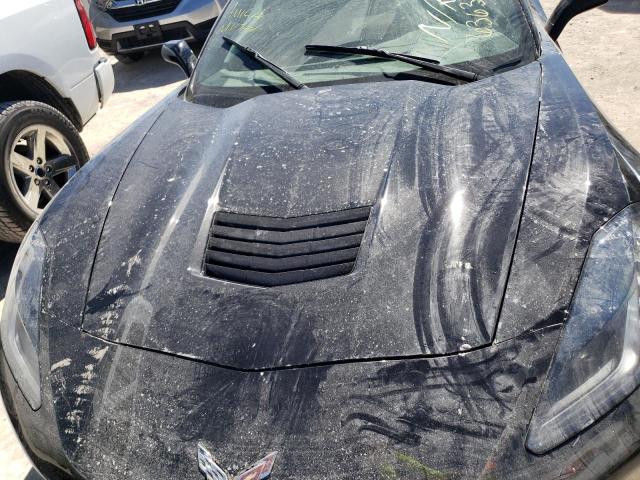 1G1YA2D79F5112562 - 2015 CHEVROLET CORVETTE S BLACK photo 7