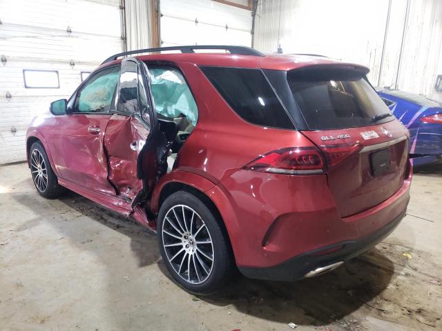 4JGFB5KE7MA552097 - 2021 MERCEDES-BENZ GLE 450 4M RED photo 3