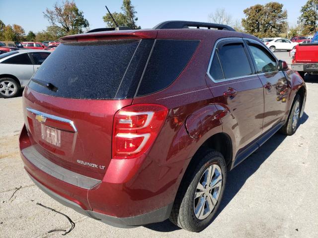 2GNFLFEK4G6126384 - 2016 CHEVROLET EQUINOX MAROON photo 4