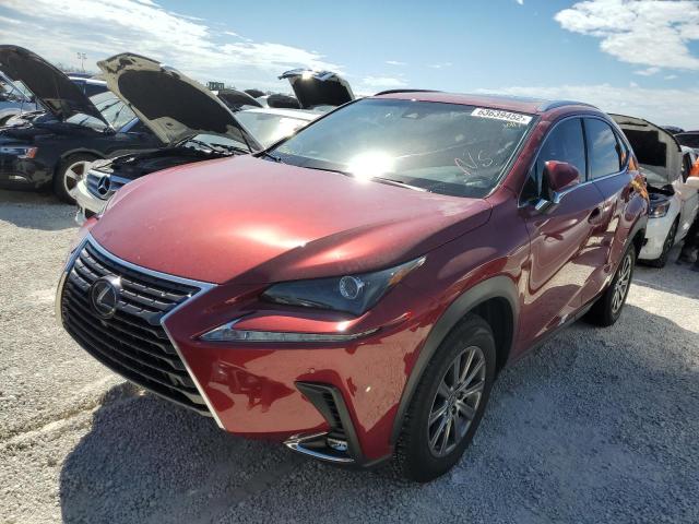 JTJYARBZ1K2127022 - 2019 LEXUS NX 300 BAS RED photo 2