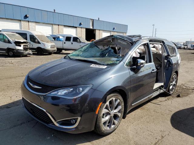 2C4RC1GG8LR225039 - 2020 CHRYSLER PACIFICA L BLUE photo 2