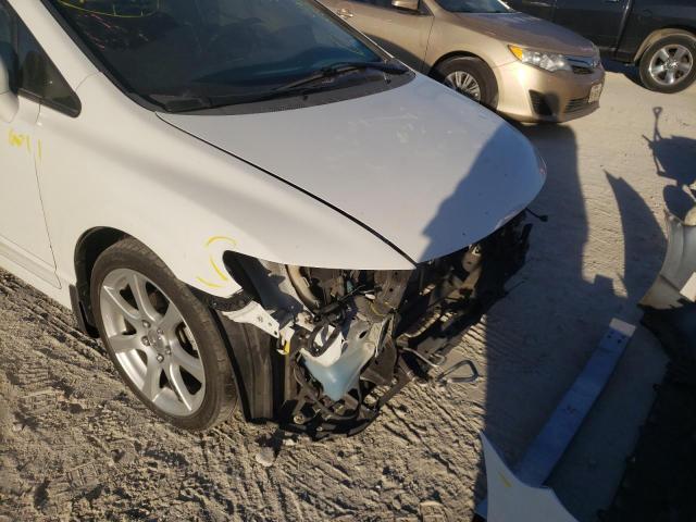 19XFA1F6XAE000170 - 2010 HONDA CIVIC LX-S أبيض صورة 9