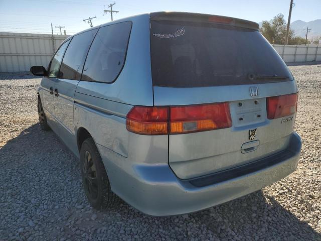 5FNRL18553B117406 - 2003 HONDA ODYSSEY LX BLUE photo 3