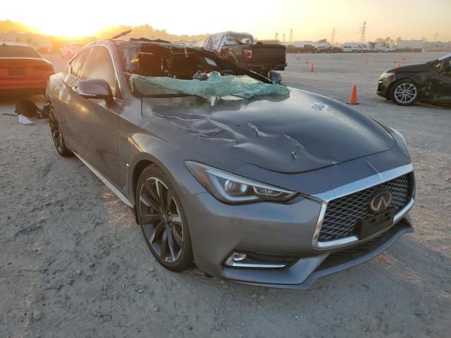 JN1EV7KK7NM600239 - 2022 INFINITI Q60 LUXE GRAY photo 1