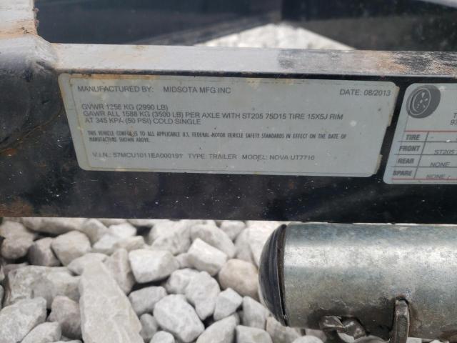 57MCU1011EA000191 - 2014 UTILIMASTER TRAILER BLACK photo 10