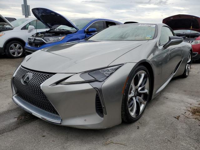 JTHHP5AY1JA004486 - 2018 LEXUS LC 500 SILVER photo 2