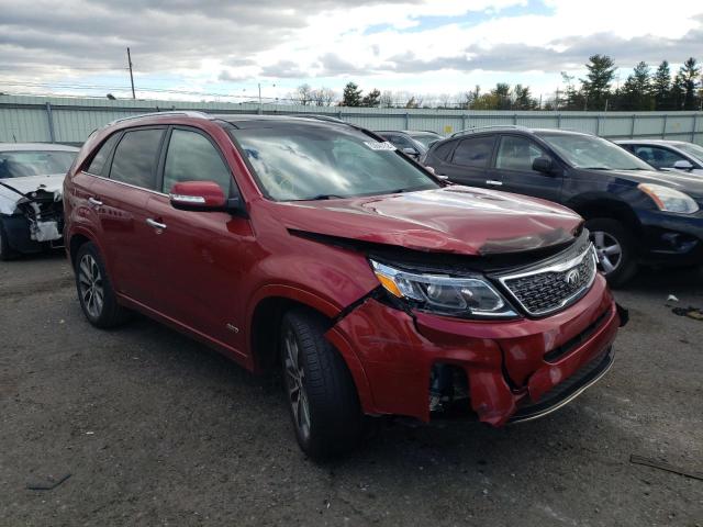 5XYKWDA72EG515075 - 2014 KIA SORENTO SX RED photo 1