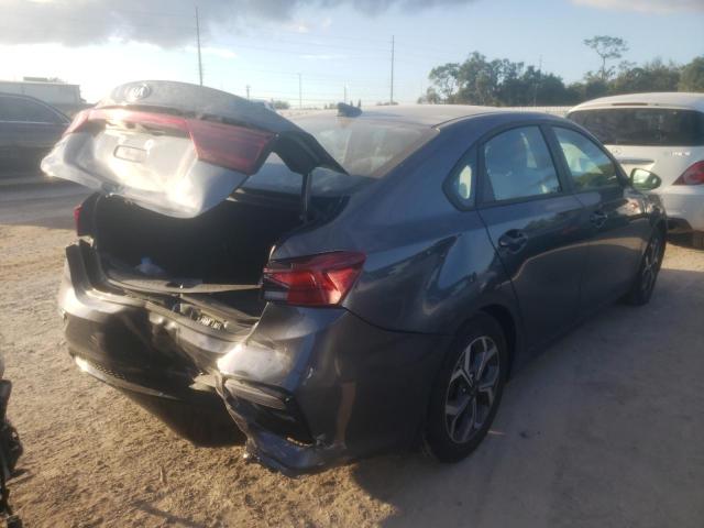 3KPF24AD1LE236584 - 2020 KIA FORTE FE GRAY photo 4