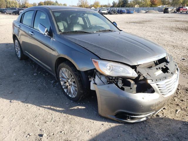 1C3CCBCG3DN737120 - 2013 CHRYSLER 200 LIMITE GRAY photo 1