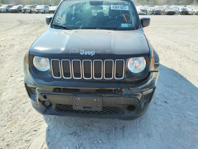 ZACNJBAB5KPK35647 - 2019 JEEP RENEGADE S BLACK photo 9