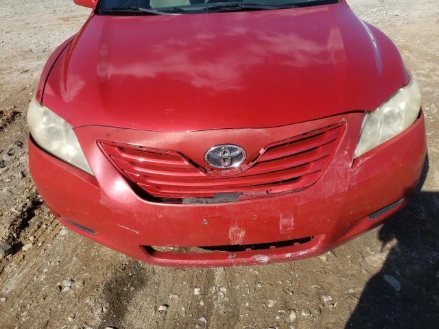 4T1BE46K37U180258 - 2007 TOYOTA CAMRY CE RED photo 9