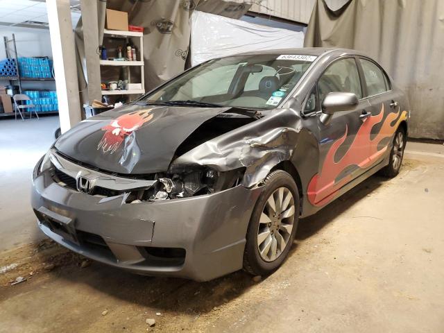 2HGFA1F91BH525636 - 2011 HONDA CIVIC EXL Grafitowy zdjęcie 2