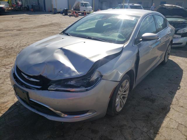 1C3CCCAB5FN615309 - 2015 CHRYSLER 200 LIMITE GRAY photo 2