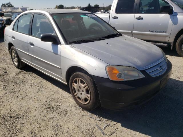 2HGES16551H611360 - 2001 HONDA CIVIC SILVER photo 1