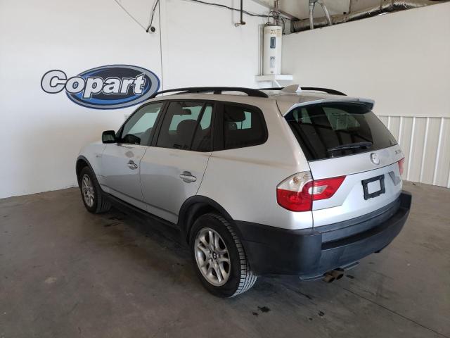 WBXPA73404WC43674 - 2004 BMW X3 2.5I SILVER photo 3