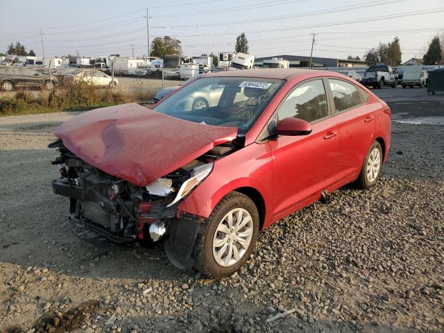 3KPC24A3XKE059980 - 2019 HYUNDAI ACCENT RED photo 2