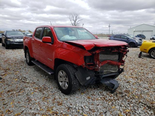 1GTG5CE37G1109628 - 2016 GMC CANYON SLE RED photo 1