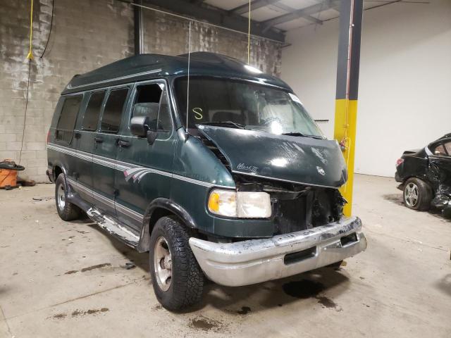 2B6HB21Y3VK604035 - 1997 DODGE RAM VAN B2 GREEN photo 1