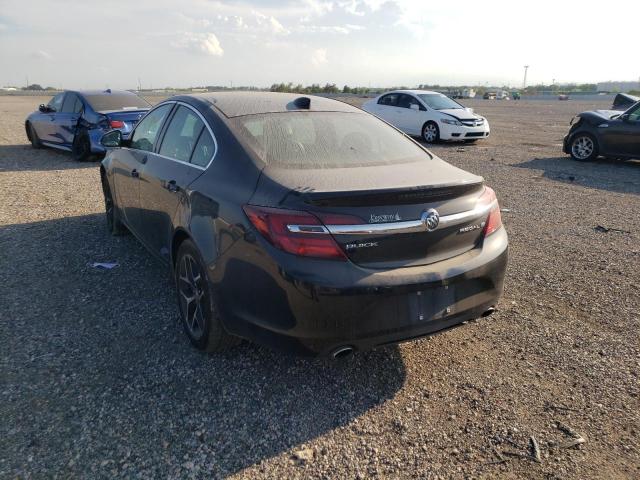 2G4GL5EX3H9123071 - 2017 BUICK REGAL SPOR BLACK photo 3