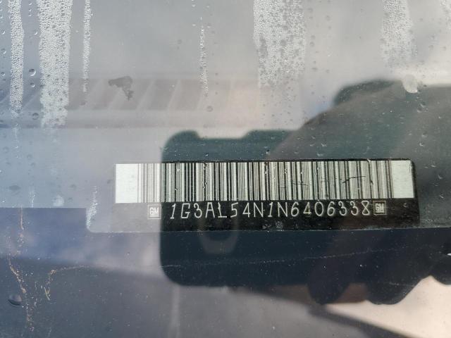 1G3AL54N1N6406338 - 1992 OLDSMOBILE CUTLASS CI Mavi foto 10