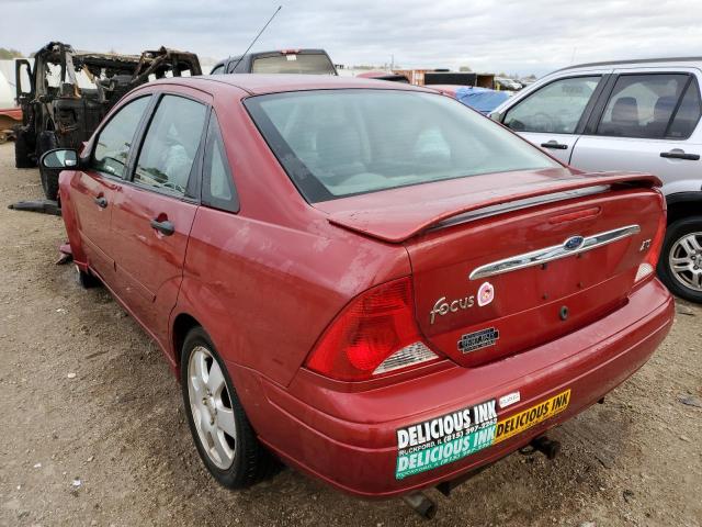 1FAFP38332W262929 - 2002 FORD FOCUS ZTS RED photo 3