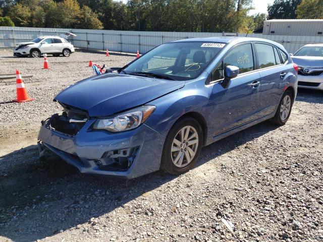 JF1GPAC6XF8314884 - 2015 SUBARU IMPREZA PR BLUE photo 2