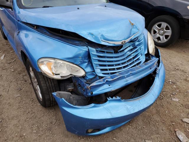 3A8FY58B78T229899 - 2008 CHRYSLER PT CRUISER BLUE photo 9