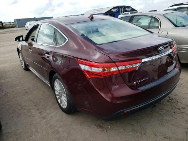 4T1BD1EB4FU042472 - 2015 TOYOTA AVALON HYB BURGUNDY photo 3