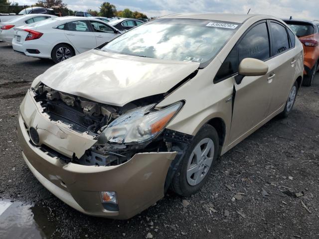 JTDKN3DU0B1413140 - 2011 TOYOTA PRIUS BEIGE photo 2