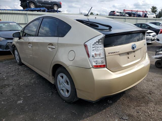 JTDKN3DU0B1413140 - 2011 TOYOTA PRIUS BEIGE photo 3