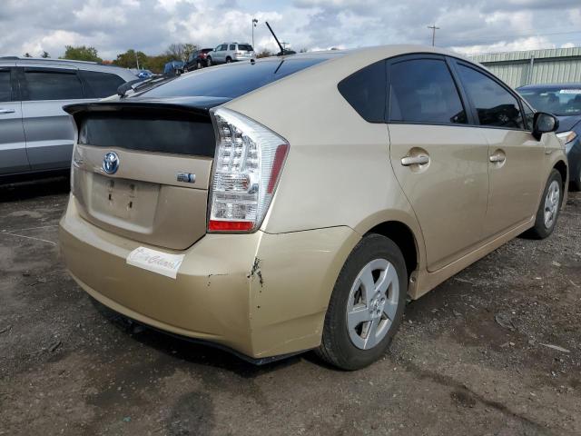 JTDKN3DU0B1413140 - 2011 TOYOTA PRIUS BEIGE photo 4