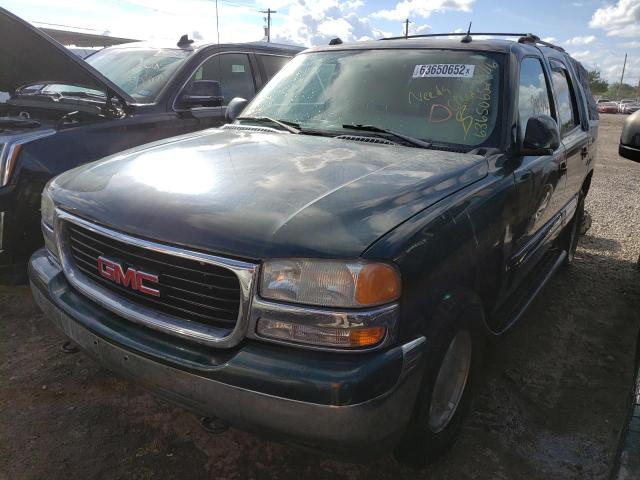 1GKEK13Z94J308692 - 2004 GMC YUKON GREEN photo 2