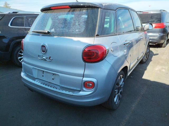 ZFBCFACHXEZ009944 - 2014 FIAT 500L SILVER photo 4