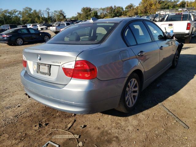 WBAVB17586NK39022 - 2006 BMW 325 I AUTO BLUE photo 4