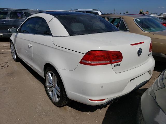 WVWFW7AH3CV014942 - 2012 VOLKSWAGEN EOS LUX Biały zdjęcie 3